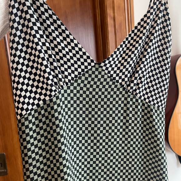 Lisa says gah checkered slip dress - Picture 4 of 4